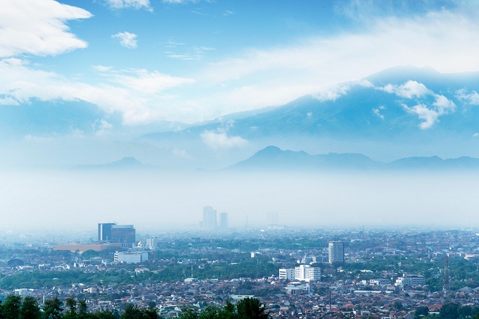 View of Bandung, a major city in Indonesia. MergeCo is expected to deliver superior customer experience in the telecommunications sector and create additional shareholder value including through synergies from the combined operations of XL Axiata and Smartfren. (pic credit 123rf.com)