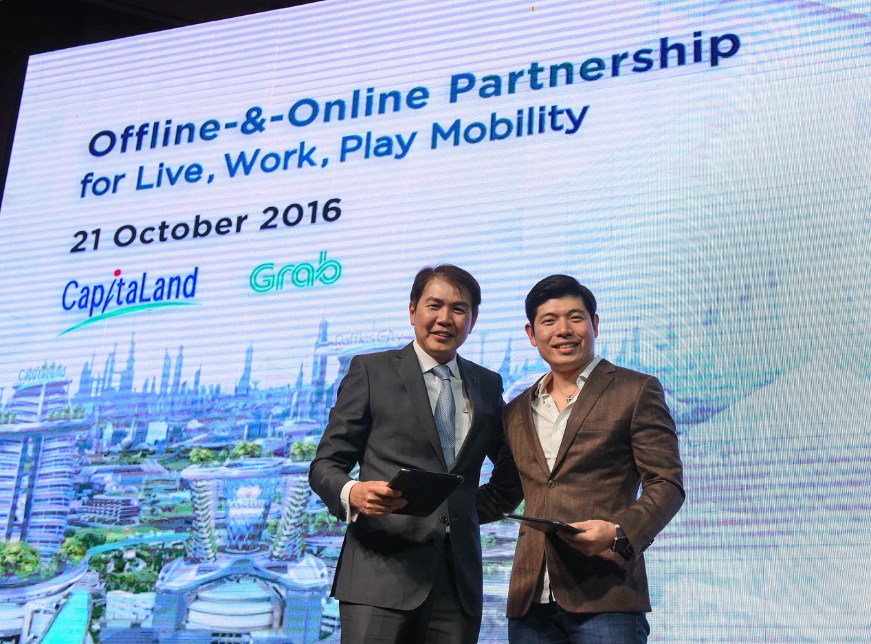 Grab, CapitaLand merge online-and-offline to offer ‘live, work, play’ mobility