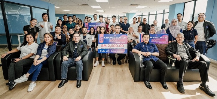 The Cradle Open Day 2024 was a one-day tech conversation and networking event, in conjunction with Kinabalu Startup Bootcamp in Sabah. Norman Matthieu Vanhaecke (3rd from left), Cradle Group CEO, participated in the event as well.