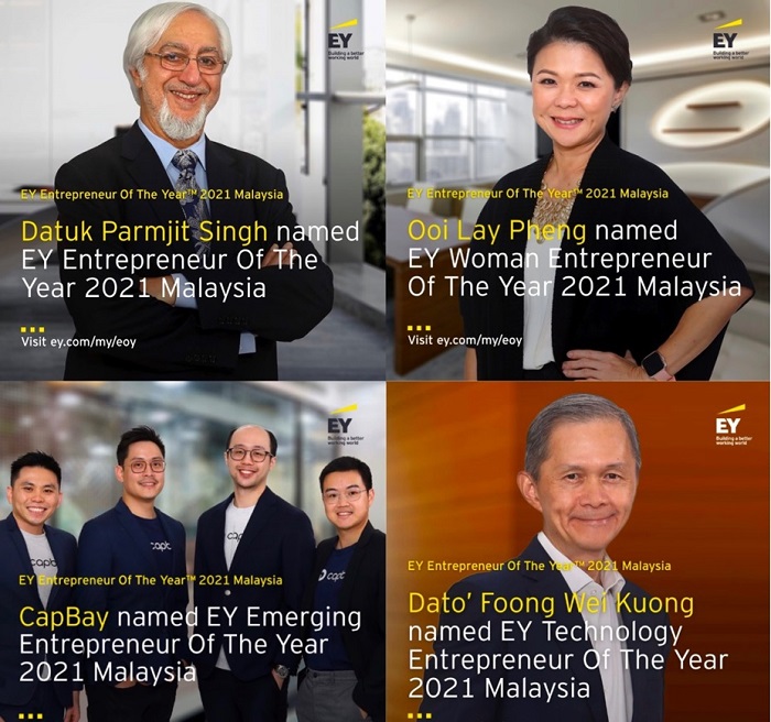 Asia Pacific University&#039;s Parmjit Singh named EY Entrepreneur Of The Year 2021 Malaysia