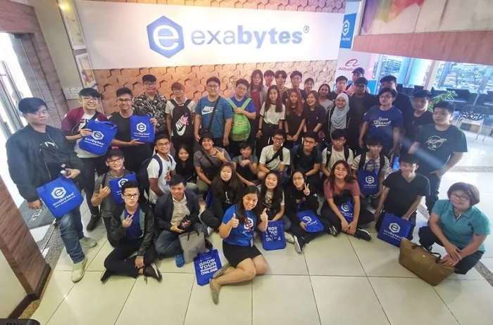 Exabytes, a Penang based regional hosting company is widely considered to be the state's most successful startup. Filepic shows it hosting students from Singapore's Temasek Polytechnic in 2019.