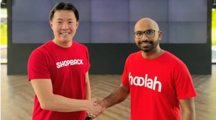 Henry Chan, CEO of ShopBack with Arvin Singh, CEO of hoolah.