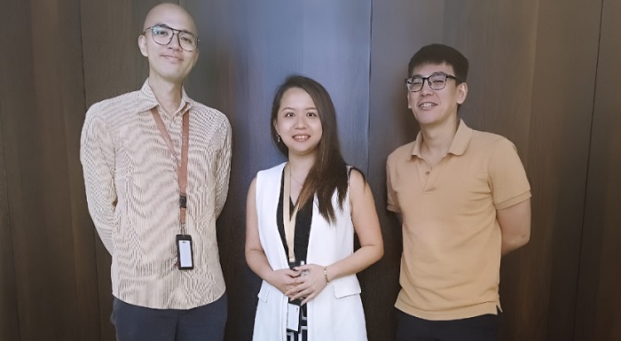 Low Zhen Hiu, managing partner of Artem Ventures, Jezzlyn Siu, CEO of Sono Group and Chung Kim Wei, associate, Artem Ventures.