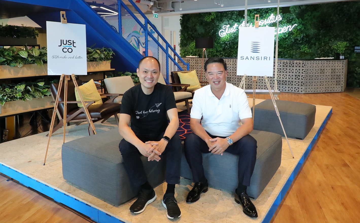 JustCo, Sansiri celebrate the opening of the largest co-working space in Thailand