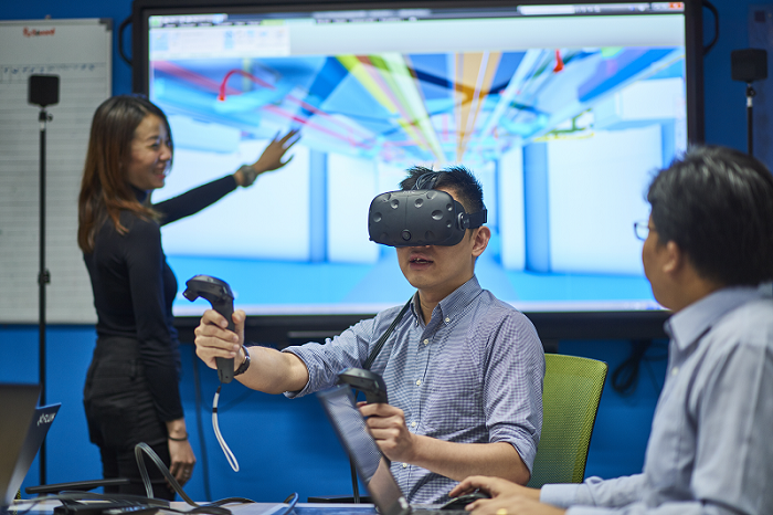 Lendlease uses tools such as AR & VR to help train its talent.