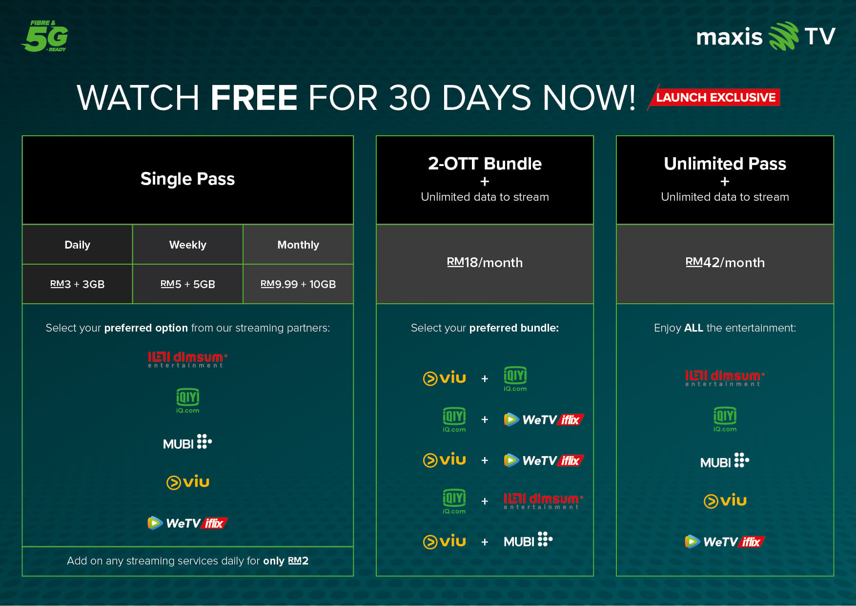 Maxis revamps Maxis TV, offering unique OTT bundles