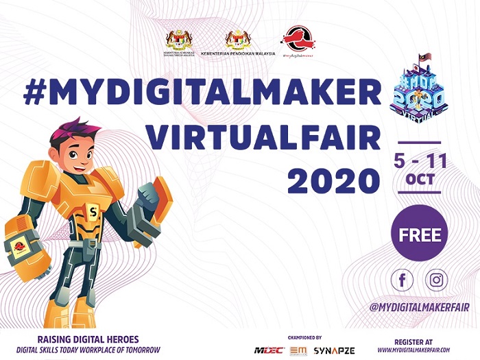 #MyDigitalMaker Virtual Fair 2020 attracts 19k visitors, sets path towards accelerating youth digital readiness in Malaysia