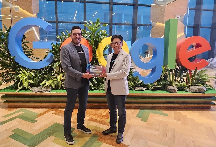Mark Micallef, Managing Director, Google Cloud, Southeast Asia, and Ng Kuo Pin, CEO, NCS, at NCS-Google Cloud Strategic Partnership Launch