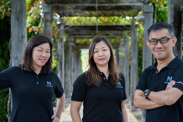 NexMind founders, Bernie Law, Chief Product Officer; Pattrine Hong, Chief Financial Officer and Francus Lui, CEO.