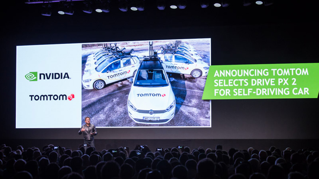 Nvidia accelerates self-driving vehicle, AI research