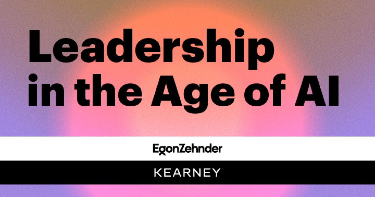 73% of business leaders are ill-equipped for AI transformation, new report from Kearney, Egon Zehnder reveals