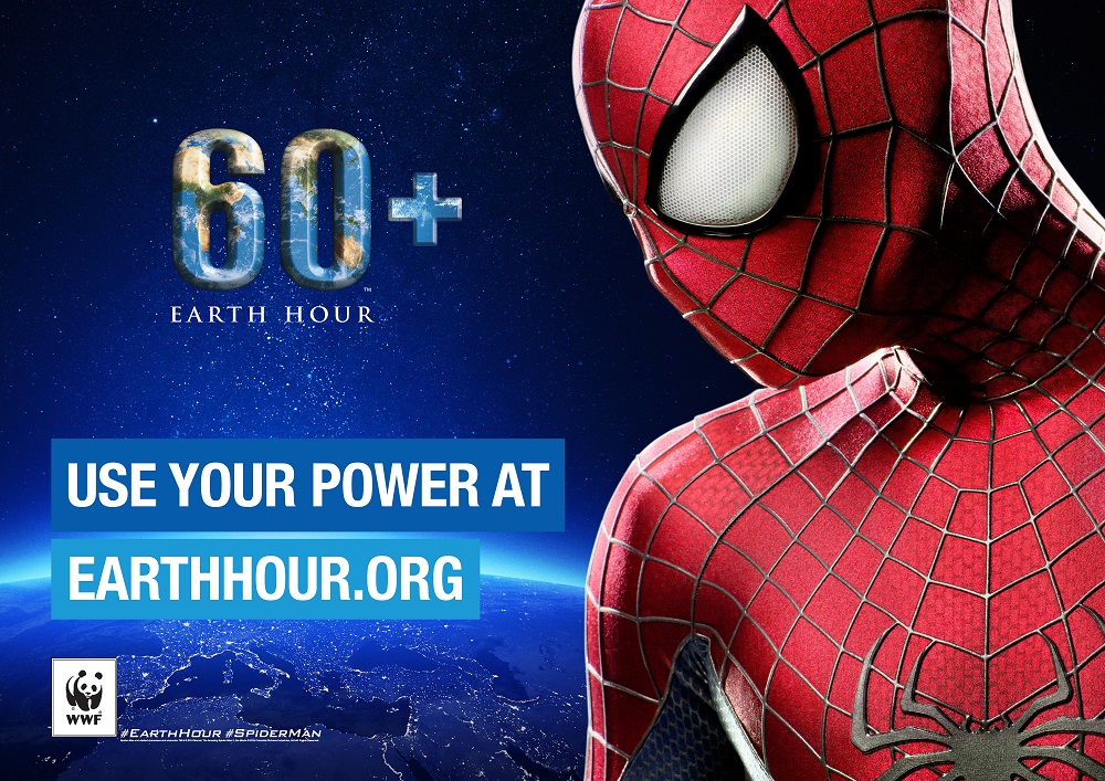 Earth Hour crowdfunding launched, Spider-Man leads charge