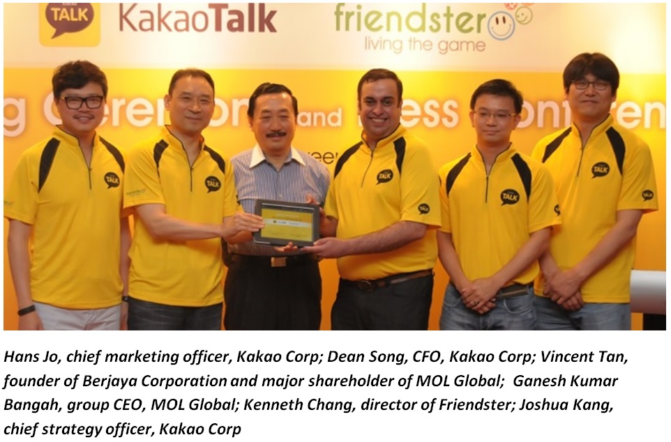 Friendster and Korea’s Kakao partnership to drive mobile content market