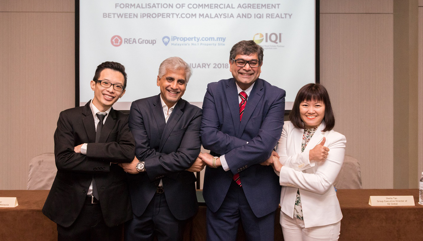 iProperty.com, IQI formalise commercial agreement
