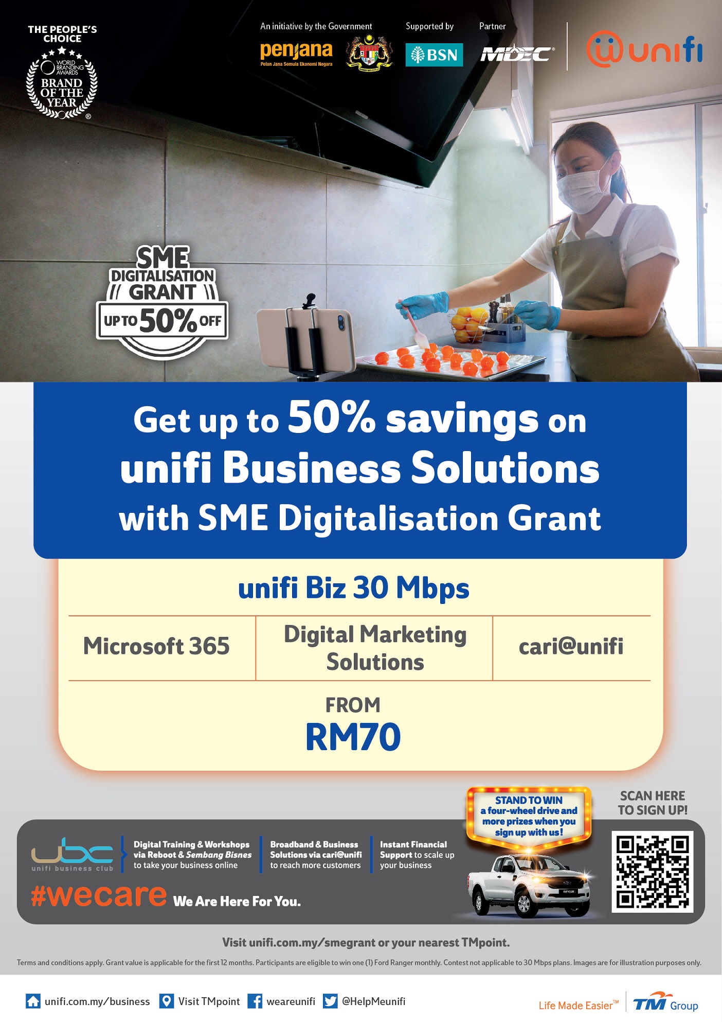 Unifi supports digitalisation of SMEs with grant 