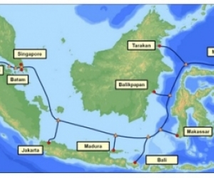 100Gbps submarine cable links Indonesia with Singapore