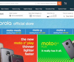  Motorola launches official store on Lazada