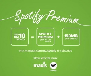 Maxis and Spotify in exclusive partnership